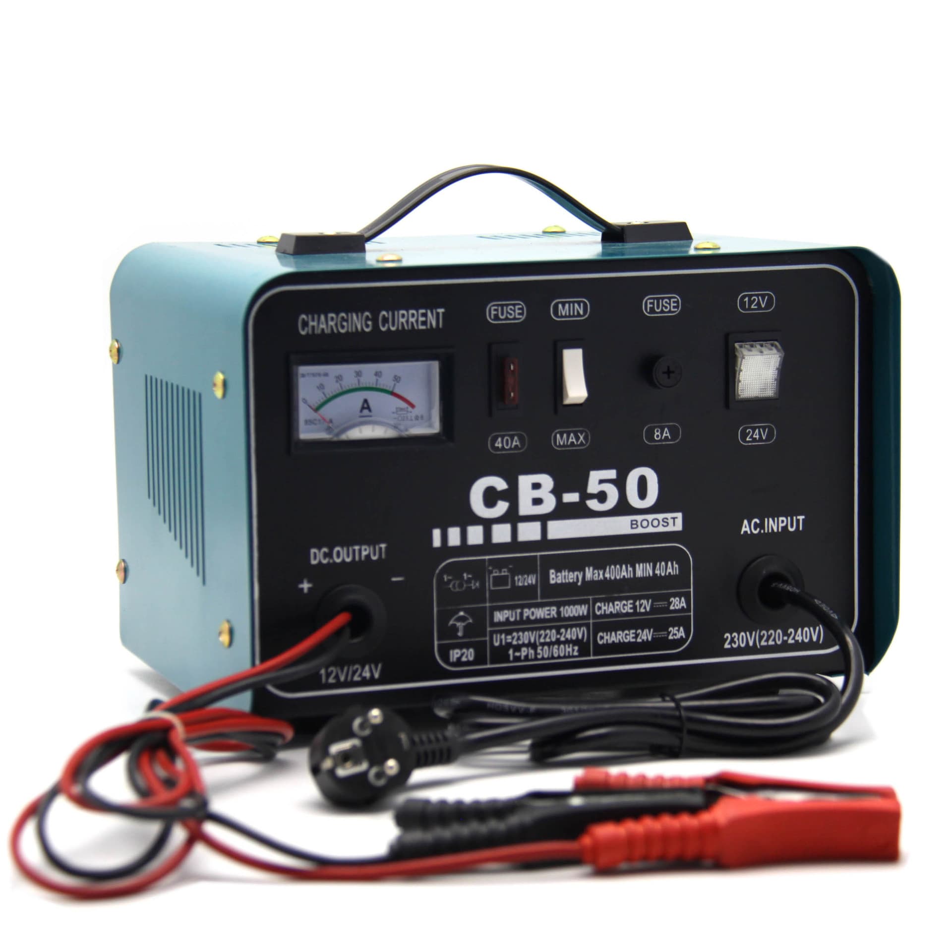 BHCB-50 Car Battery Maintenance Charger 12V 28A with Digital Display Full Intelligent Repair Type Charger