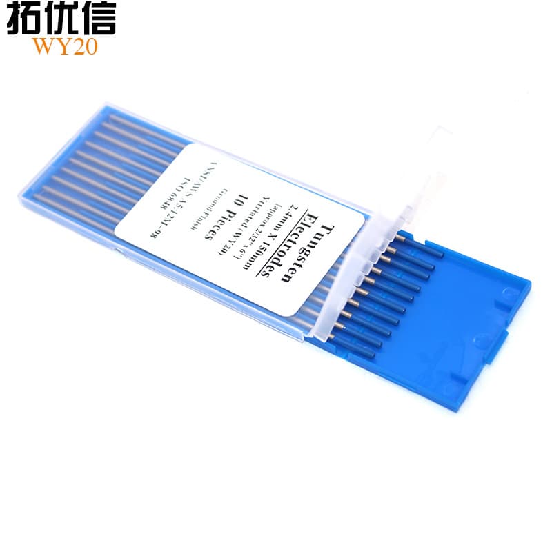 WY20 Blue Tip Tungsten Needle Yttriated Tungsten Electrode 1.6 2.0 2.4 3.0 3.2 4.0*150MM TIG Welding Tungsten Rod