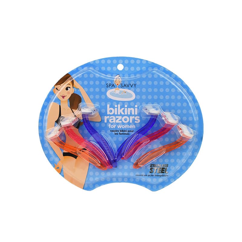Travel essential portable bikini line razor women's disposable hair removal razor hotel bathhouse wholesale