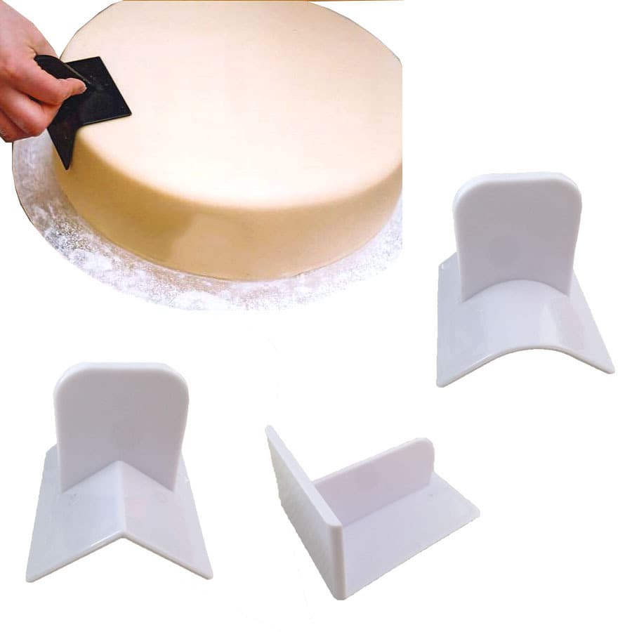 DIY fondant tool 1 piece fondant cake corner smoother right angle rounded angle wide angle