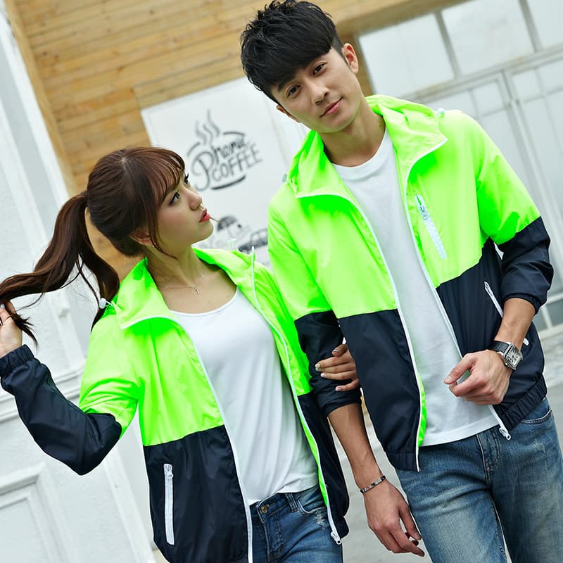 Sun protection clothing for men, summer light and breathable couple sun protection clothing outer jacket, casual loose large size trendy