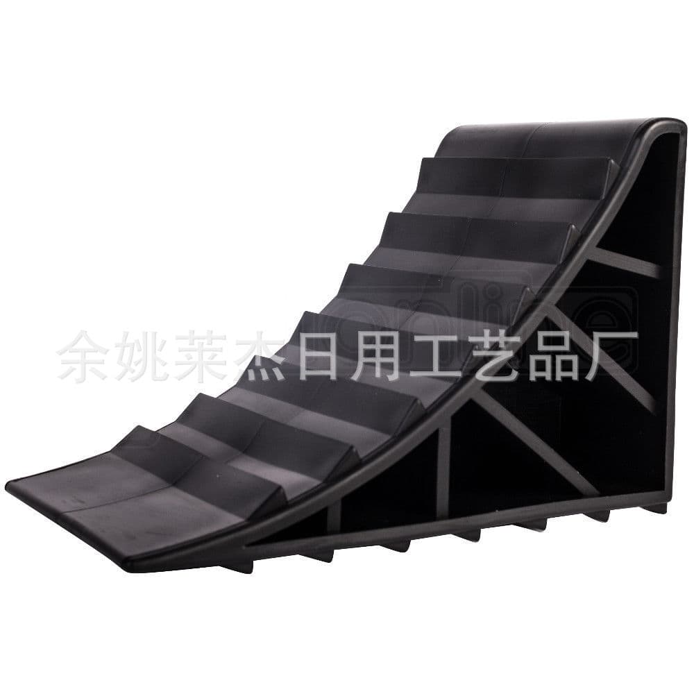 Wheel Fixation Anti-Slip Stop Wheel Block Car Uphill PP Plastic Triangle Pad Block Wheel Chock Tire Pad
