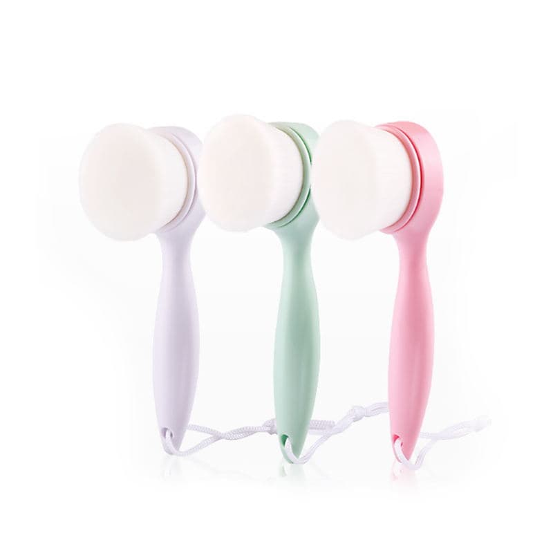 Manual Long Handle Face Washing Brush Cleansing Beauty Tool Antique Brush for Facial Cleaning Cosmetic Kit Accessories