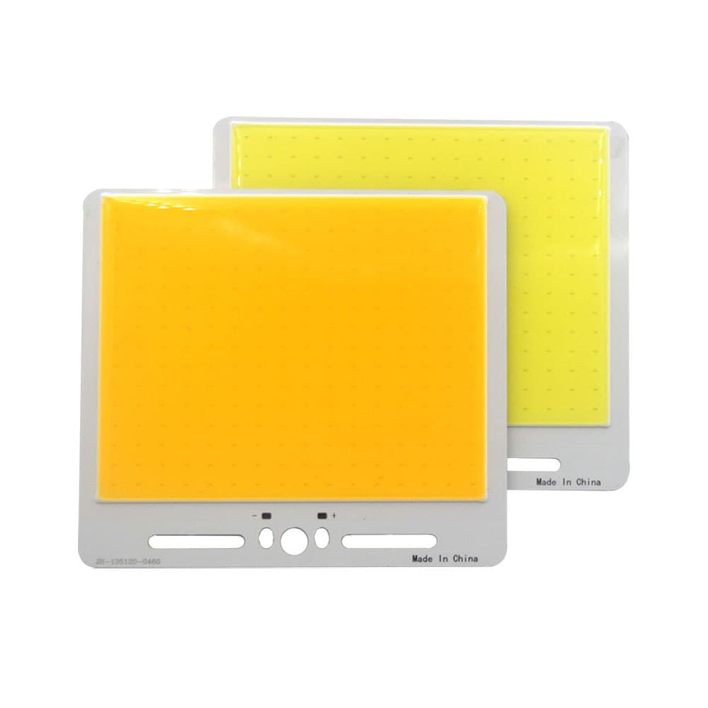 135x120mm 50W High Brightness COB LED Board Integrated Package Surface Light Source 12V LED Panel Light Cool and Warm White
