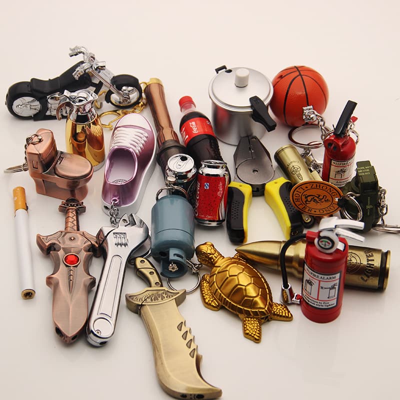 Novelty Lighter Creative Personality Inflatable Cute Mini Wrench Pliers Lighter TikTok Same Style