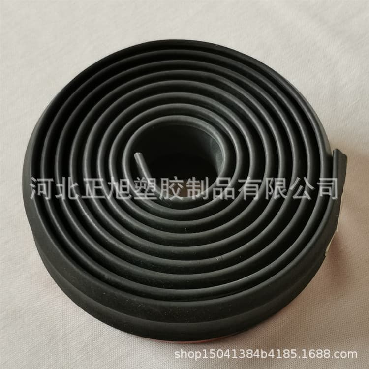 Car body kit bumper strips, L-shaped sealing strips, modified front lip and side skirt rubber strips, car front splitter rubber.
