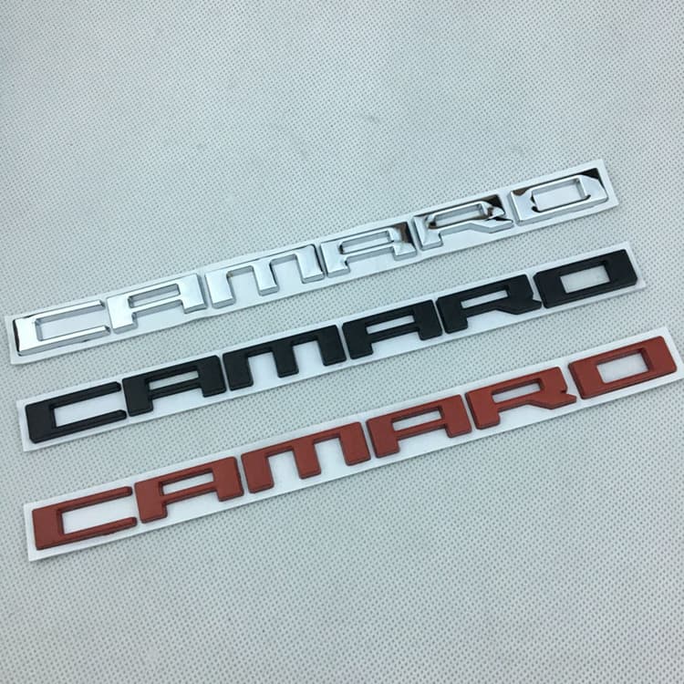 CAMARO car sticker is suitable for Chevrolet Camaro Bumblebee front cover and rear English metal car label
