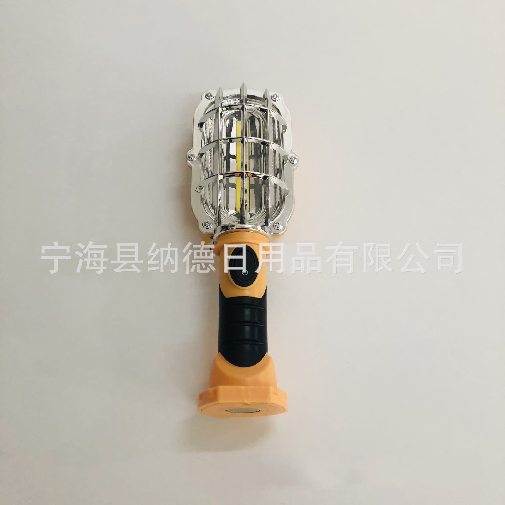 COB Work Light Outdoor Flashlight AA Battery Handheld Camping Light with Hook and Strong Magnet