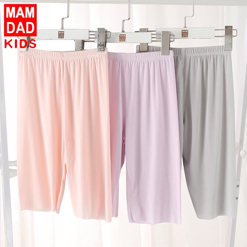 Cool Breathable Modal Sleep Pants Children's Seven-Tenths Home Clothes Sweat-Wicking Soft Fabric All-Season Comfortable Pajamas