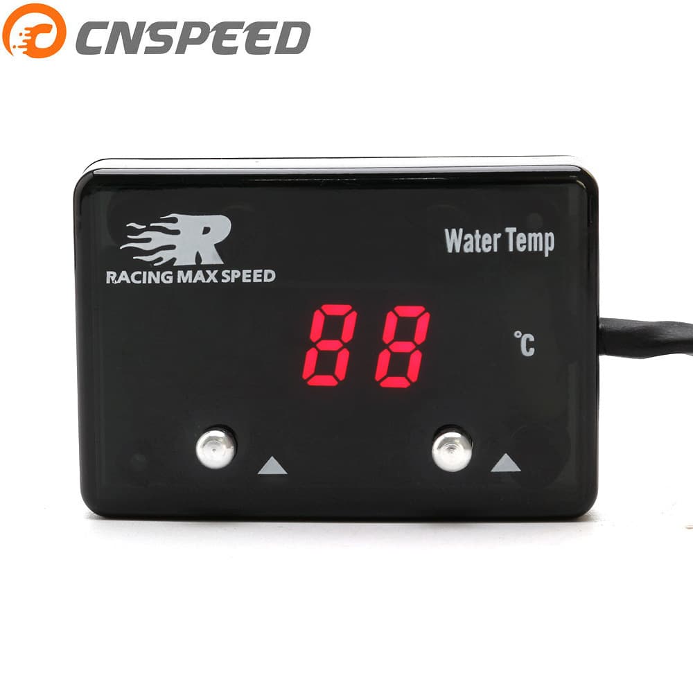 Digital Water Temperature Gauge IP-WTM-01 Modified Car Racing Water Temp Gauge 0~100°C Red Light