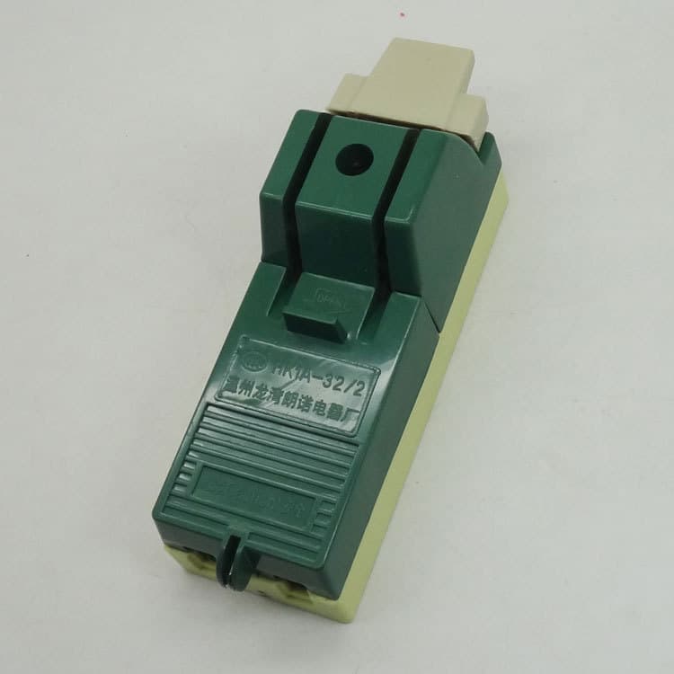Green 2X32A Load HK1A Knife Switch, Open Type Power Metal Isolation Switch