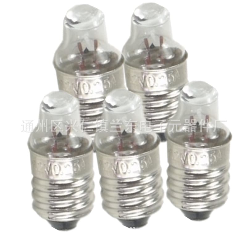 Medical Bulb 2.2V 0.25A 0.5A Spotlight Bulb Pointed E10 Screw Base Bulb Source Manufacturer