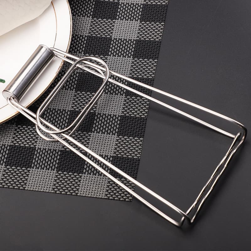 Heat-resistant Clip Stainless Steel Plate Lifter Bowl Gripper Casserole Clip 201 Stainless Steel Thickened Heavy Wire Factory Direct