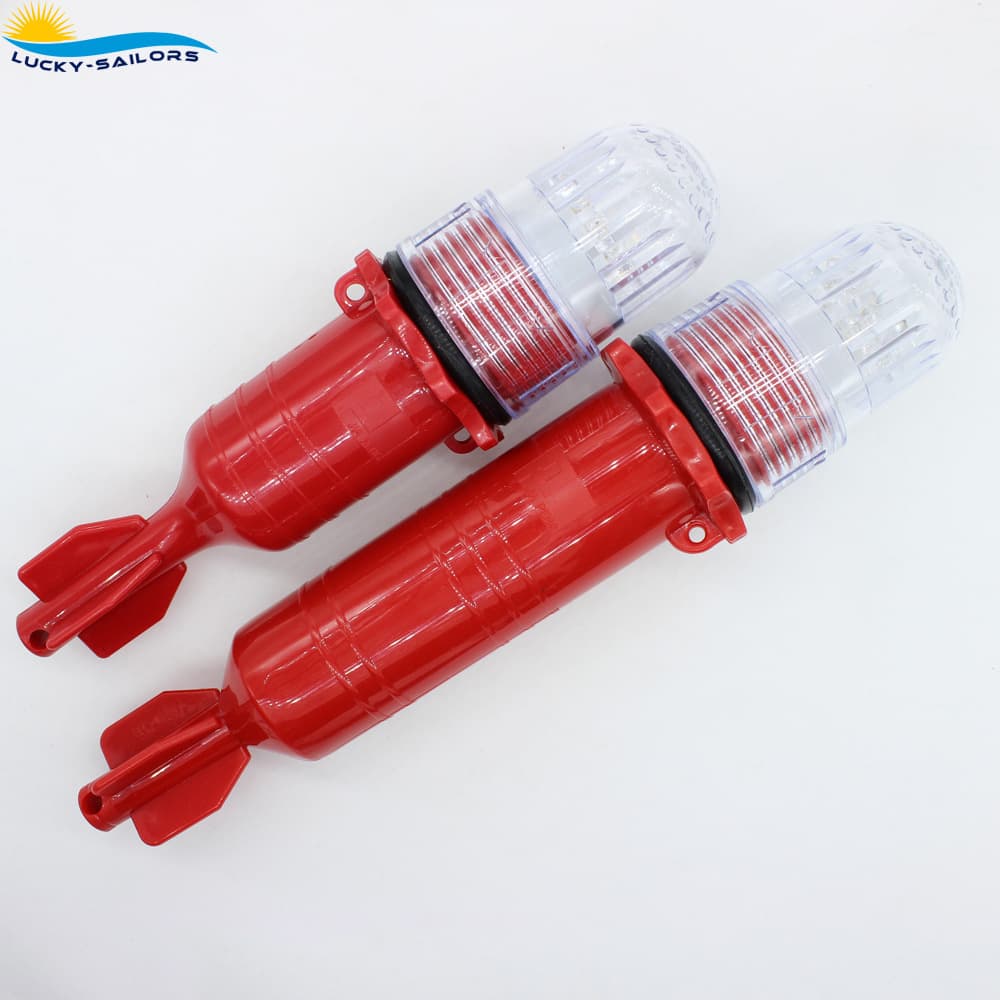 High Brightness Net Marker Energy-saving Buoy Light Fishery Signal Warning Light Triple Flash Strong Waterproof