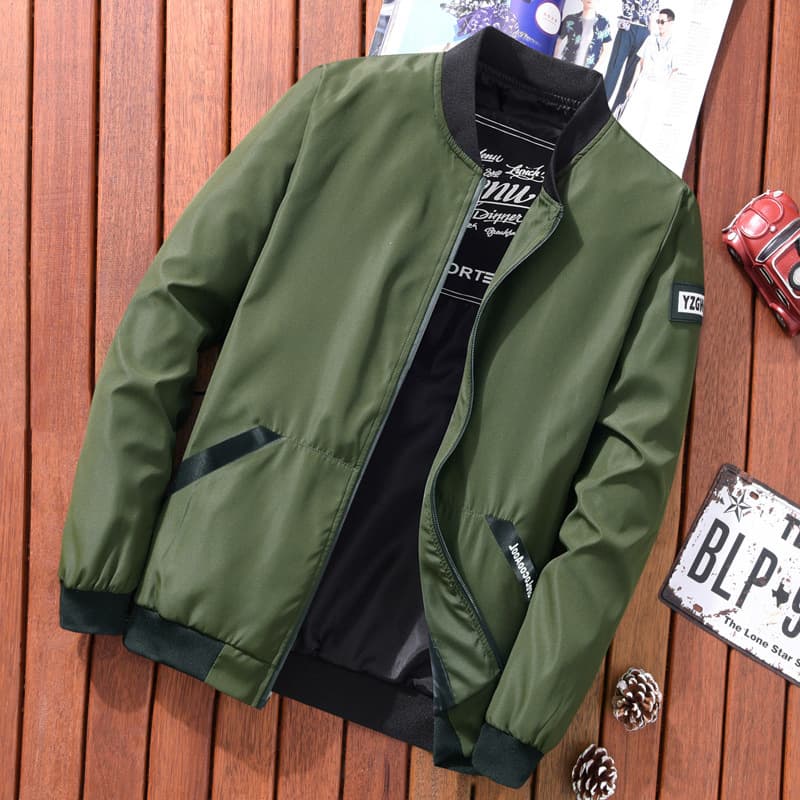 Drop Shipping Men's Jacket 2025 New Spring Autumn Korean Trend Plus Size Casual Top Coat
