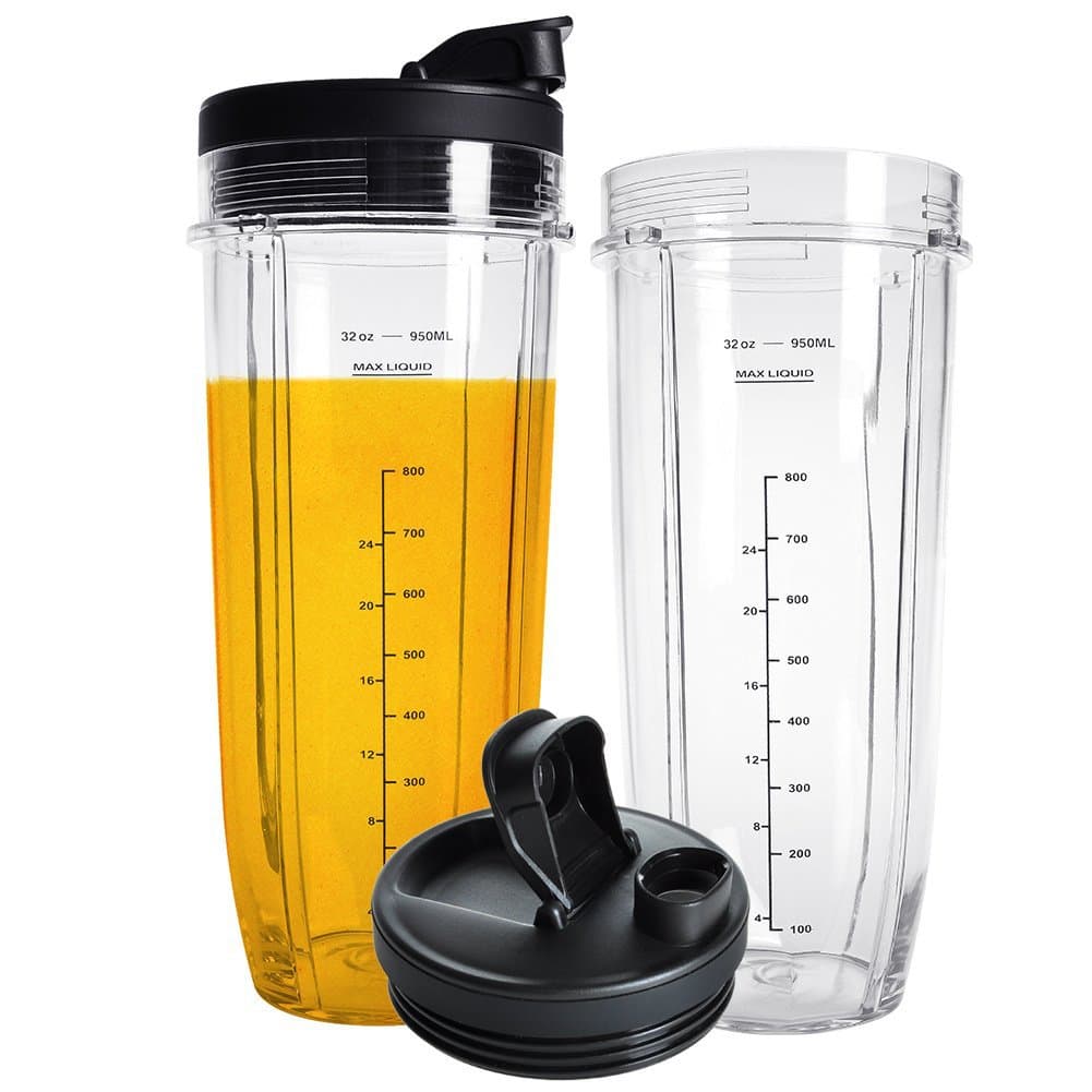 Compatible Ninja Replacement Juicer Accessories 16oz/24oz/32oz Cup Accessory Set