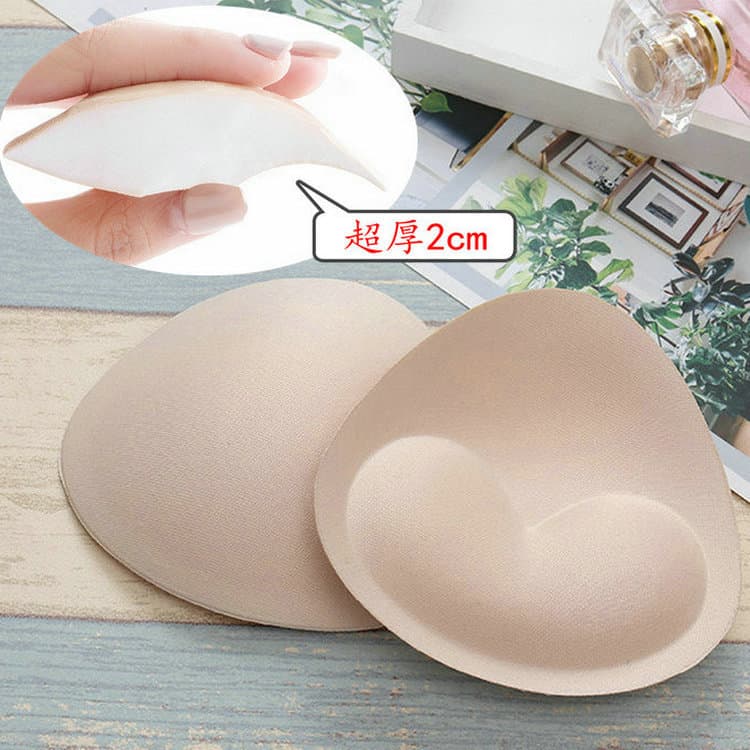 E-commerce Best-Selling Invisible Padded Triangle Bra Inserts for Small Bust, Wedding & Bikini Push-Up Enhancement Inserts