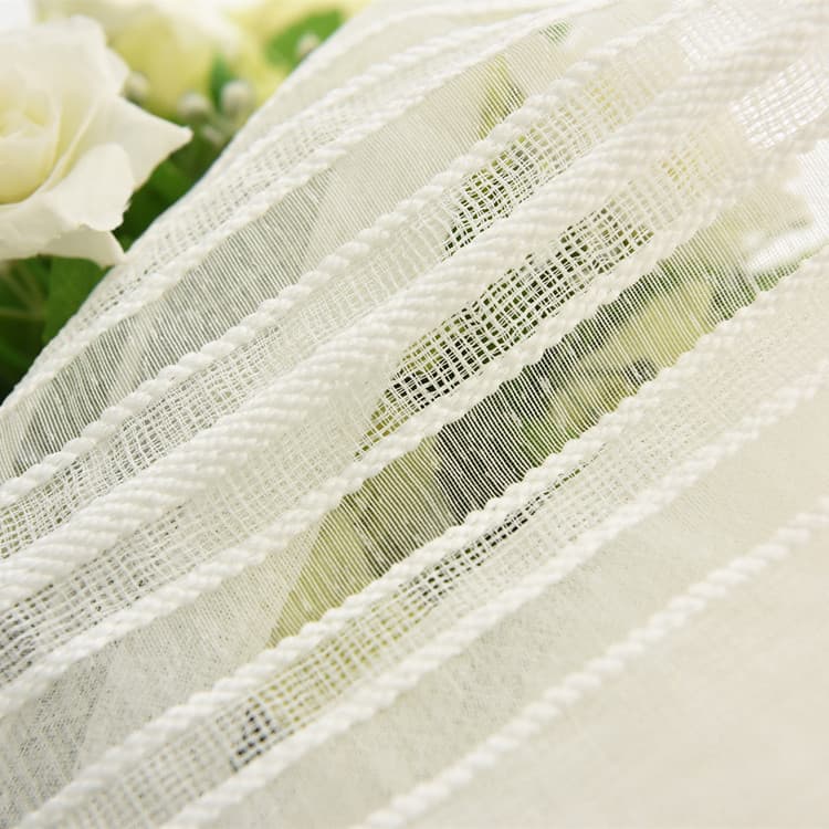 Plain American country living room curtain effect picture fabric window screen ready-made curtain image air conditioner cover fabric manufacturer
