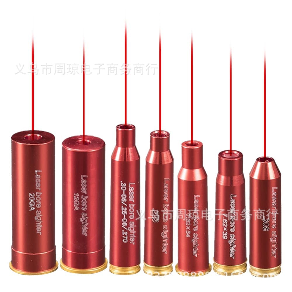 Laser Bore Sighter .223 Zeroing Tool Red Laser Target Set Calibration Infrared Boresighter