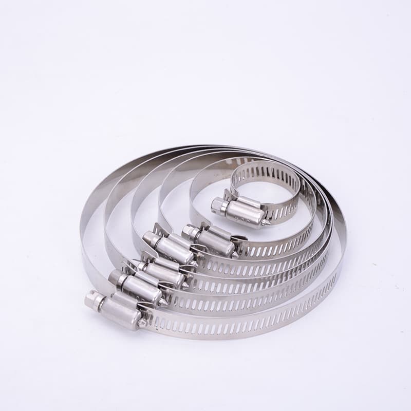 304 Stainless Steel Hose Clamp Pipe Clip Tube Clamp Water Pipe Fastener Strong Hose Clamp Gas Pipe Clamp