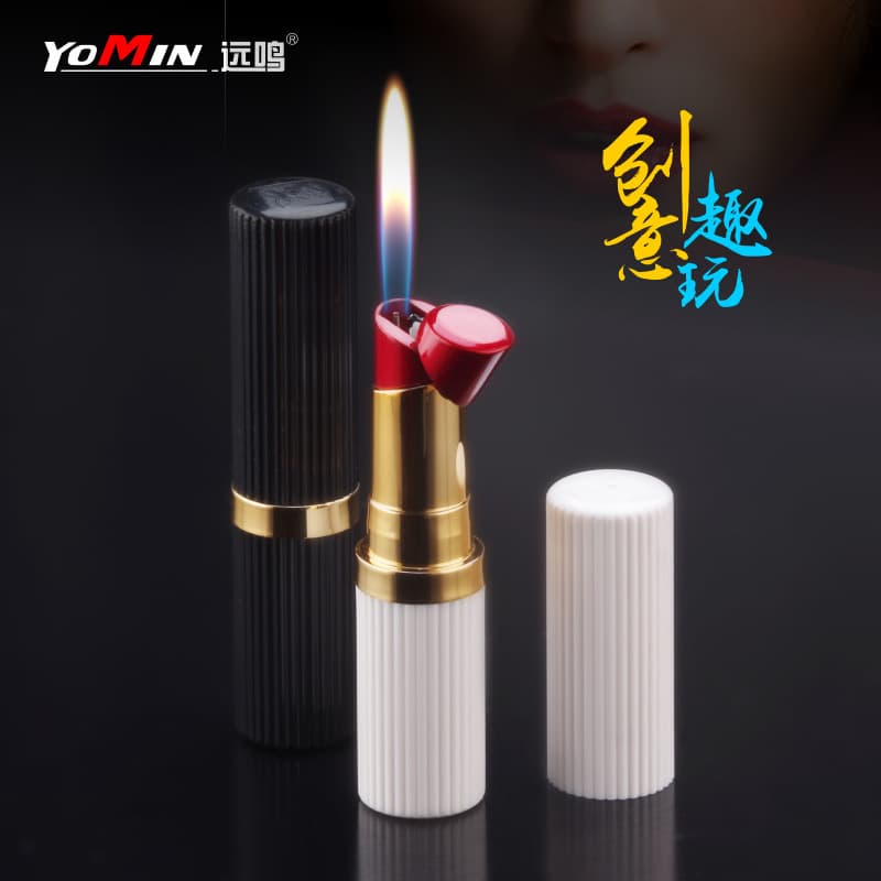 Liu Yanping YM081 Personalized Women's Lipstick Lighter Creative Gift Refillable Flame Lighter