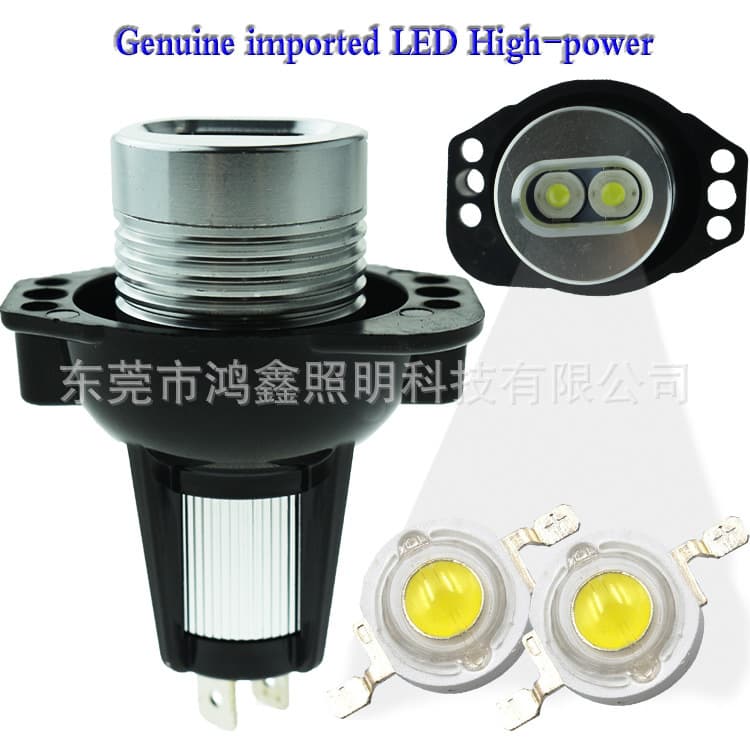 E90 E91 6W 10W Bridgelux Angel Eye LED Halo Ring for BMW 3 Series Xenon Headlight Conversion