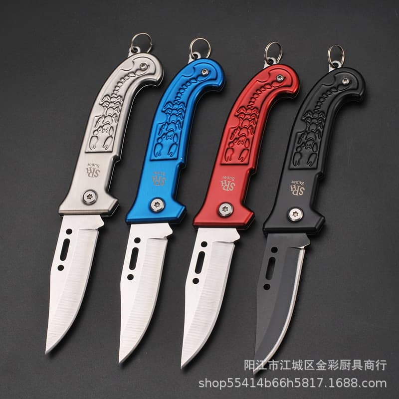 Multifunctional Outdoor Knife Stainless Steel Folding Knife Portable Camping Tool Fruit Knife Essential Foldable
