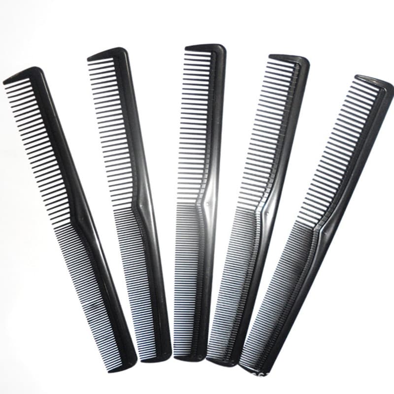 Double-Sided Hair Comb Black Home Use Dual-Purpose Comb for Women Long Hair Fine Tooth Comb Hair Cutting Comb Wholesale Hair Care