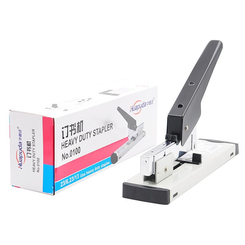 Cross-border exclusive Huapuda 100 heavy-duty stapler, 120-page stapler, thickened stapler, 23/13 stapler
