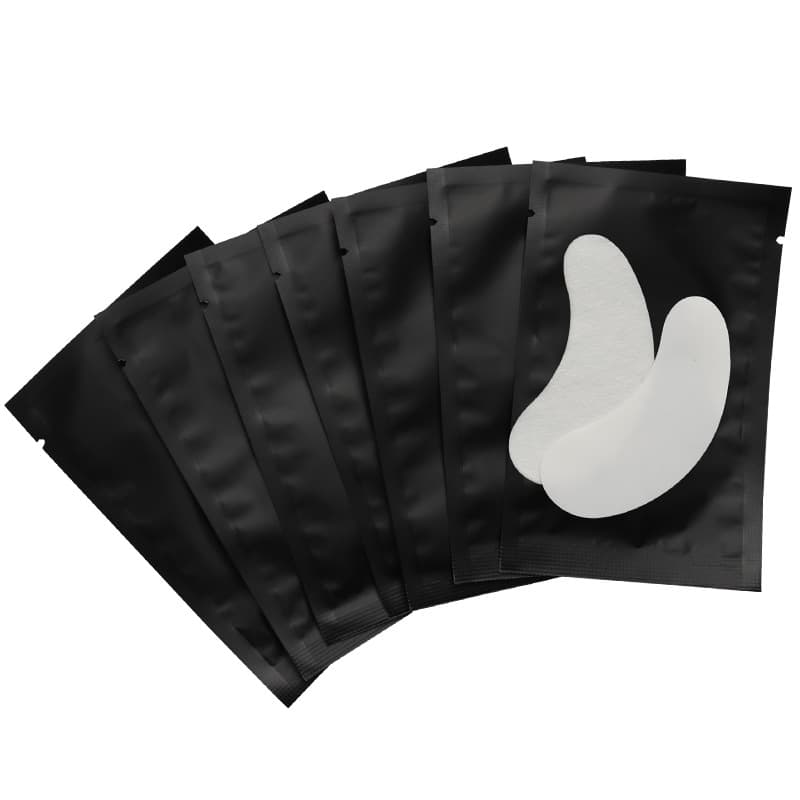 No-Text Packaging Eyelash Extensions Isolation Pad Black Transplant Eyelashes Wholesale Beauty Salon Makeup Removable Patches