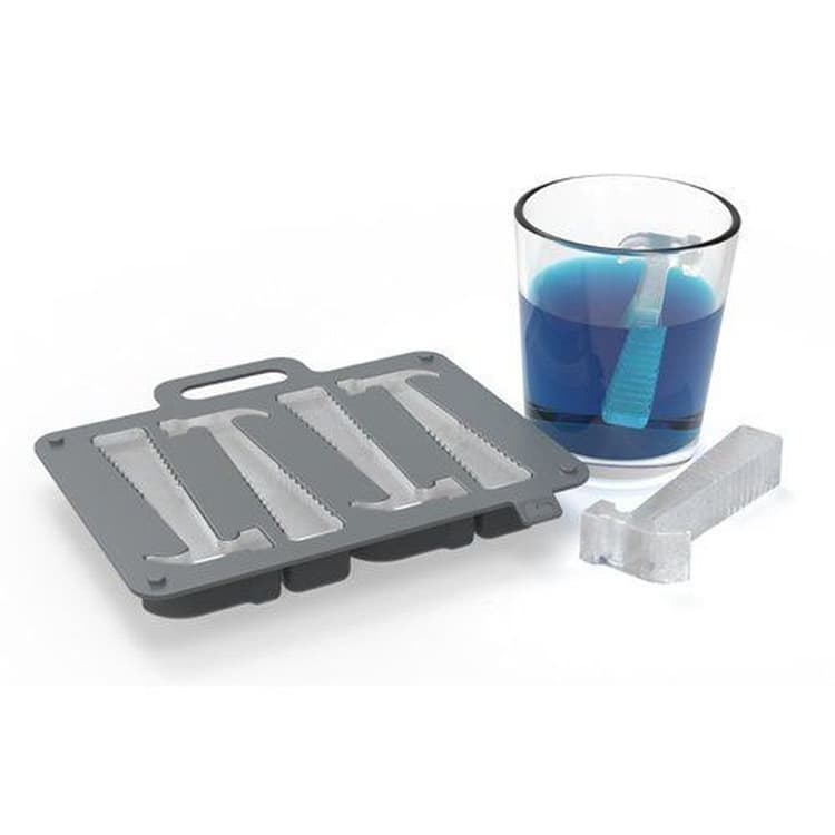 Creative Silicone Hammer-Shaped Ice Cube Mold Home Ice Cube Tray Quick Freeze DIY Ice Maker Factory Direct