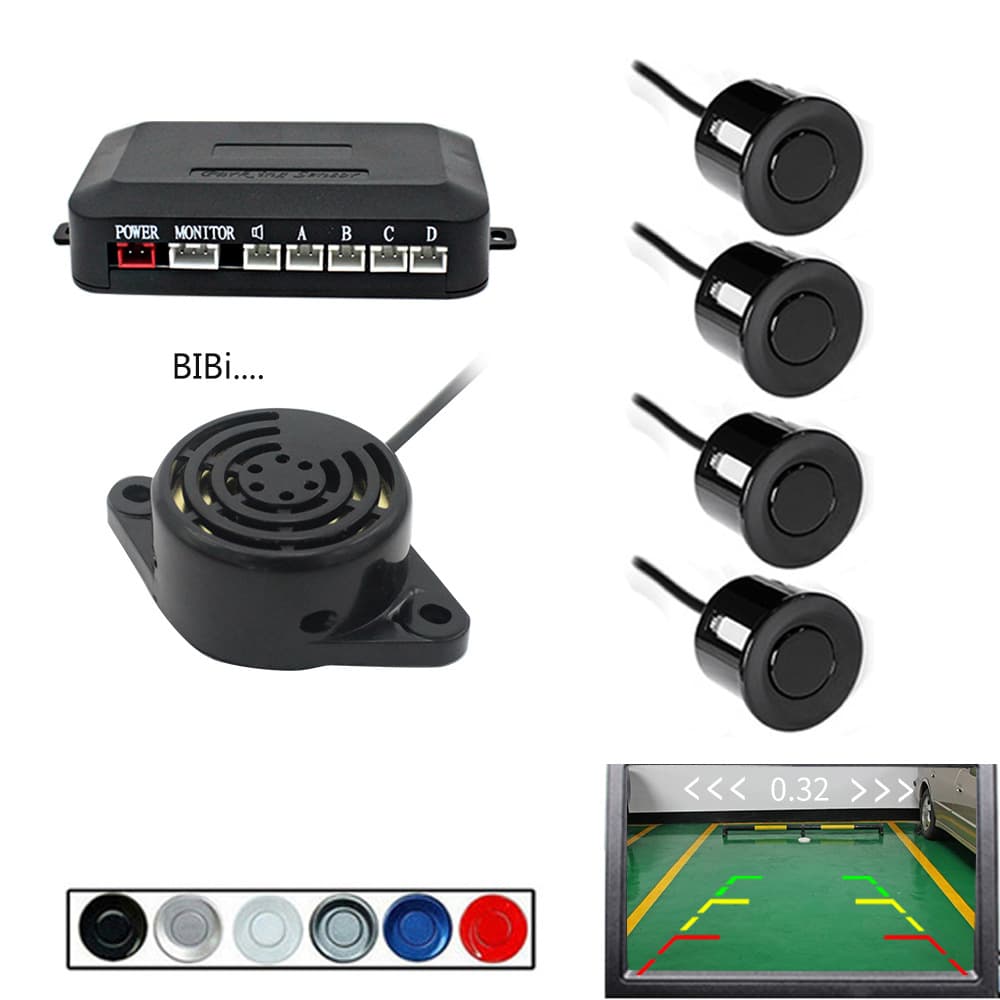 Visual Reverse Radar System PZ600 for 4S Navigation Car Stereo Original Screen Visual Reverse Image Radar System