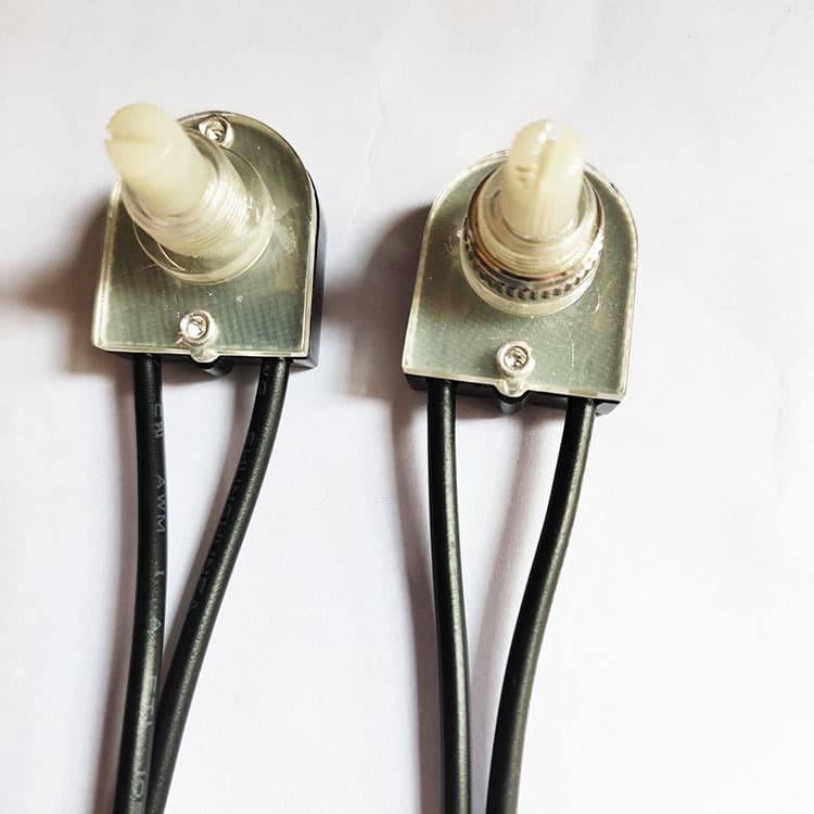 US and European standard two-stage rotary switch for table lamps, two-wire rotary table lamp switch