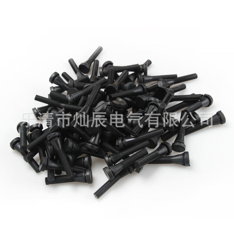Black Rubber Plucker Fingers 96PCS Length 6.5cm Groove 1.2cm for Chicken Duck Goose Plucking Machine Rubber Fingers Bagged