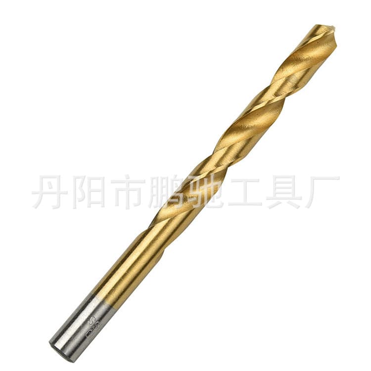 Factory Direct 4241 High Speed Steel Drill Bit Titanium Coated Twist Drill Bit Straight Shank Drill Bit Electric Drill Bit Woodworking Drill Bit