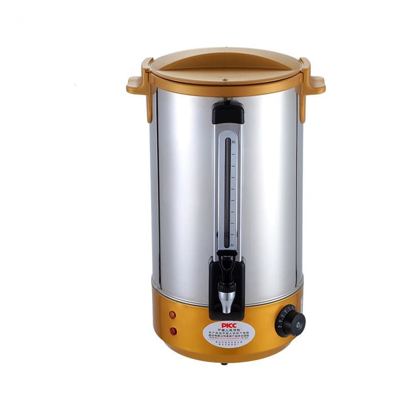 Commercial electric hot water bucket, stainless steel double-layer anti-dry-burning milk tea insulated bucket, tea bucket, water boiling bucket, soup bucket.