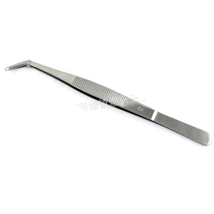 Thick [1mm] 12.5cm Long Stainless Steel Tea Tongs, Tea Cup Tongs, Part of the Six Essential Tea Ceremony Tools