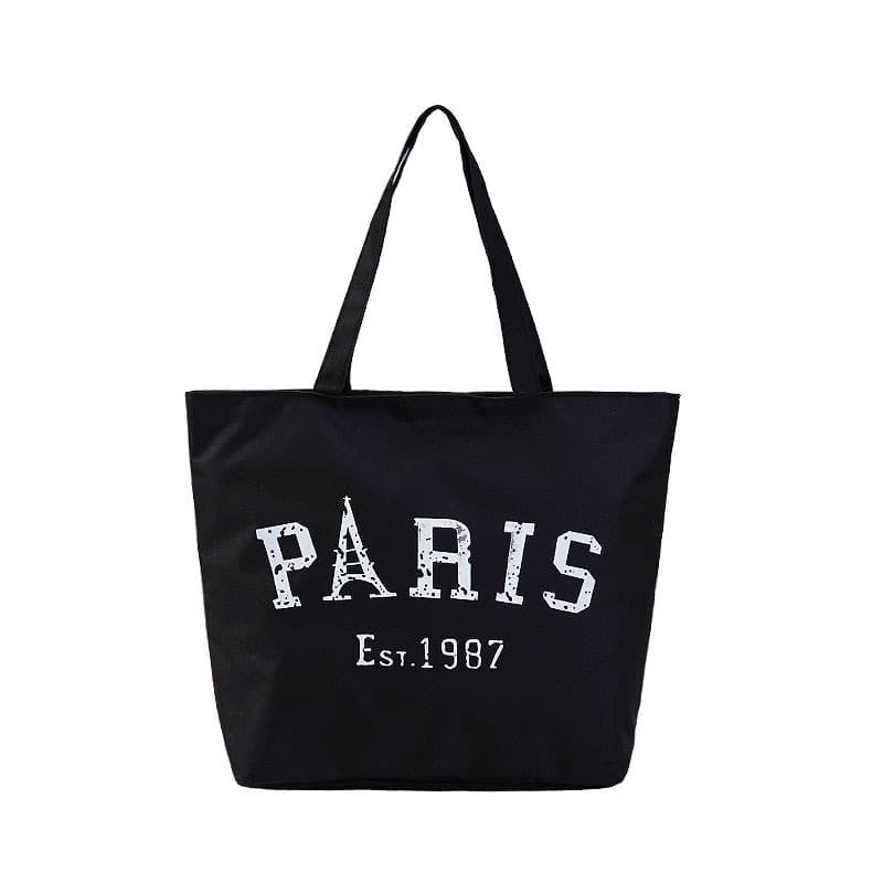 Cross-border Casual Canvas Bag Shoulder Bag Women's Tote Shopping Bag Large Capacity Cartoon Tote Bag Wholesale