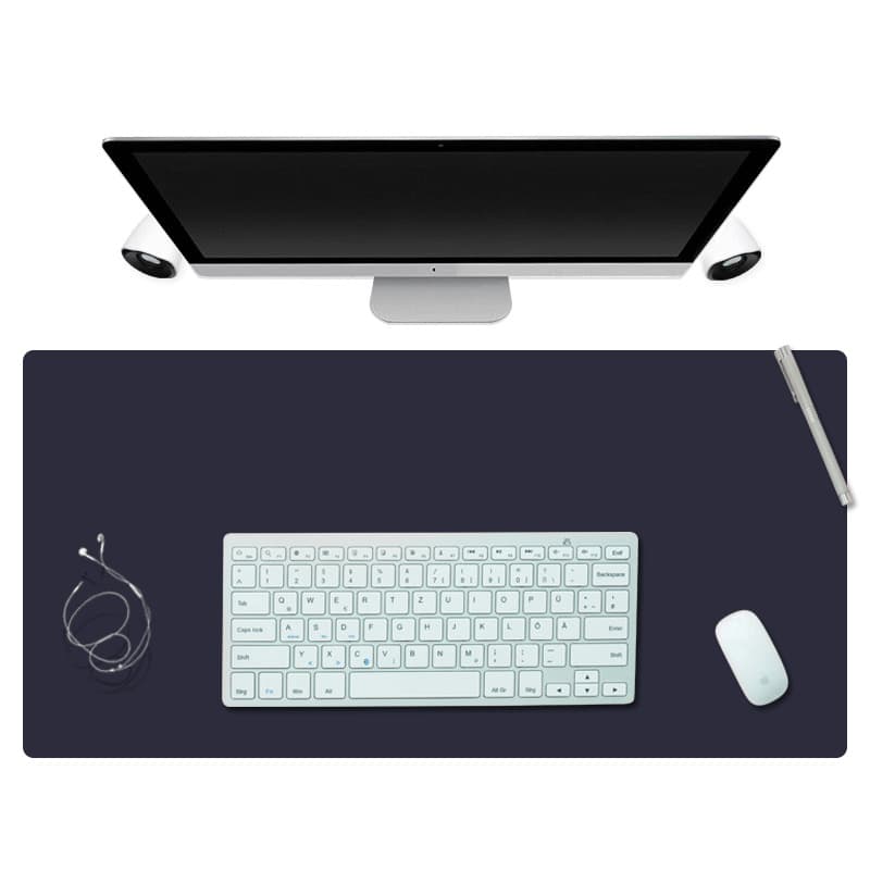 Factory Large Office Desk Mat Extra Large Gaming Leather Solid Color Mouse Pad Laptop Desk Pad Table Mat