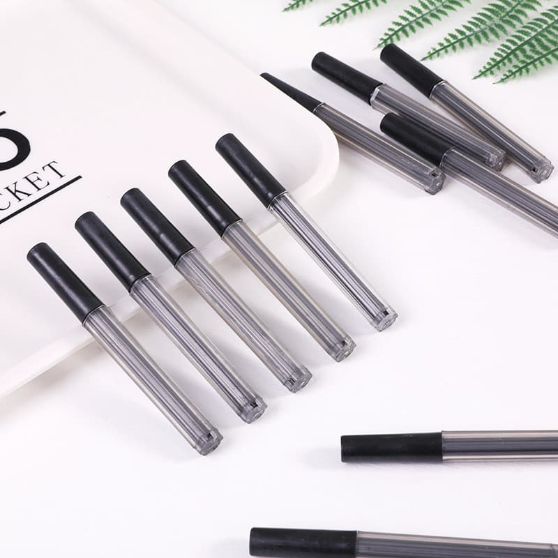 2.0 extra thick pencil leads, automatic pencil refills, pack of 8 thick leads, replacement cores, manufacturer wholesale.