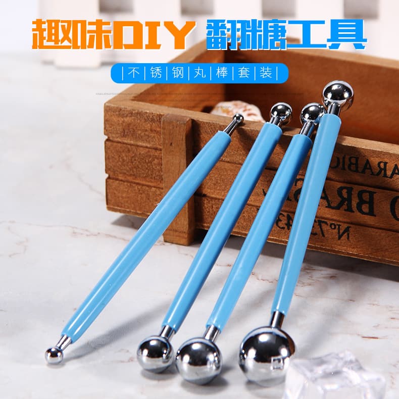 Clay decorating DIY baking tools, wholesale discounts, stainless steel fondant sticks, embossing pens