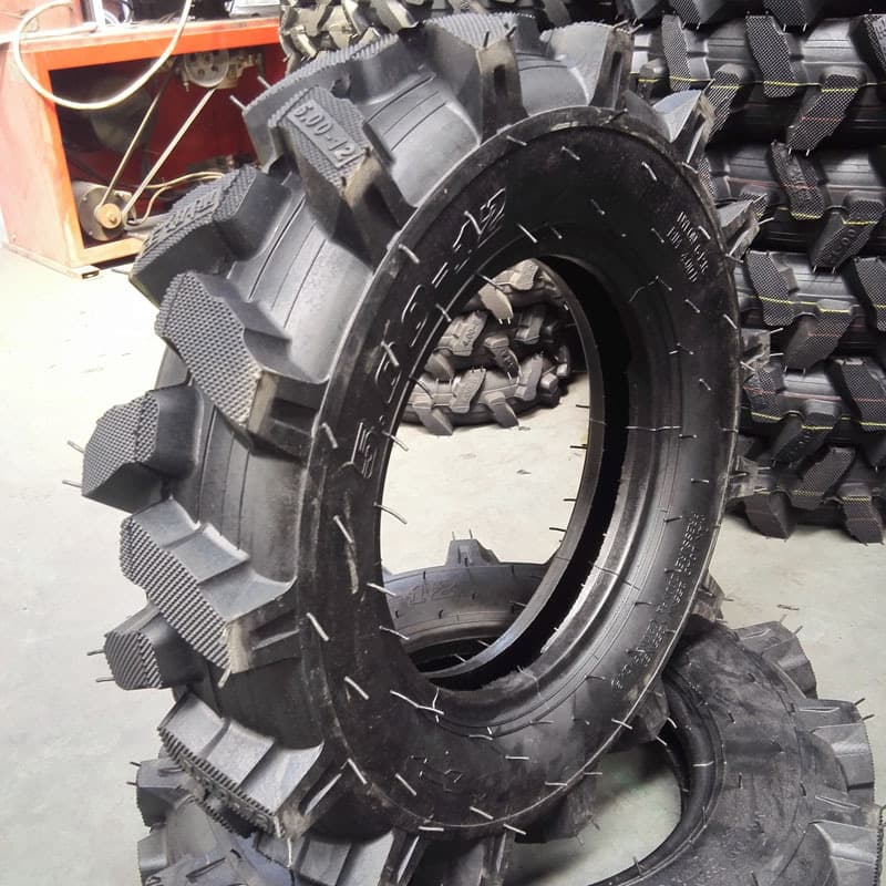 Factory Production Agricultural Tractor Tires 500-12, 5.00-12 Herringbone Tires, Grip Tiger 600-12