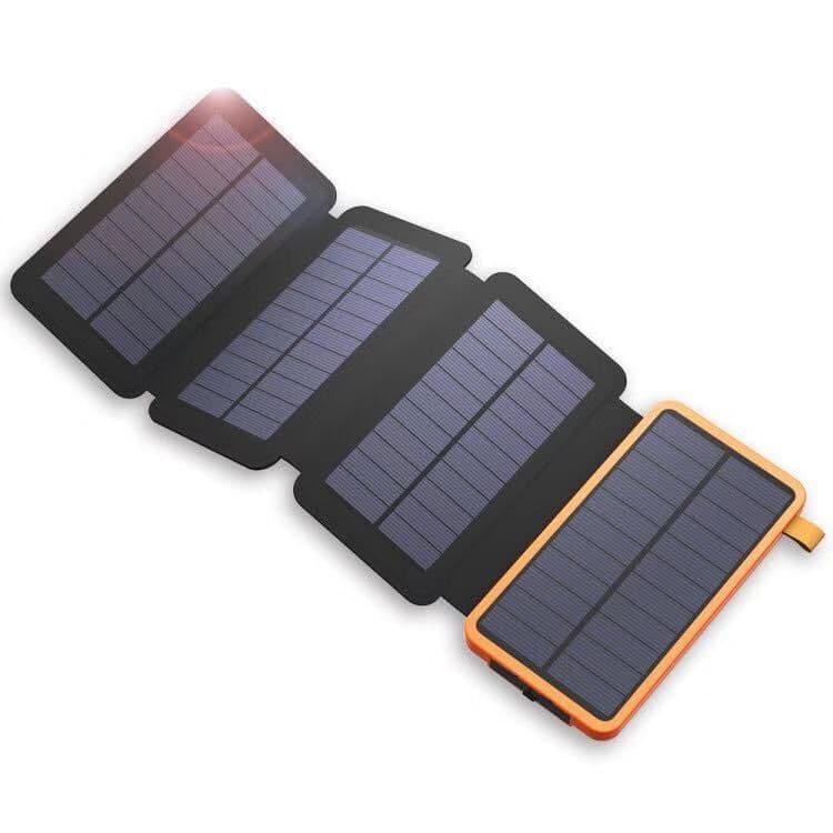 Foldable Solar Power Bank 6000mAh 20000mAh Capacity Portable Mobile Phone Charger Solar Energy Outdoor Power Supply Bank
