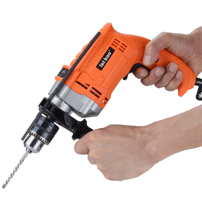 Multifunctional impact drill home flashlight drill dual-use high-power pistol drill electric tool shock absorption high power