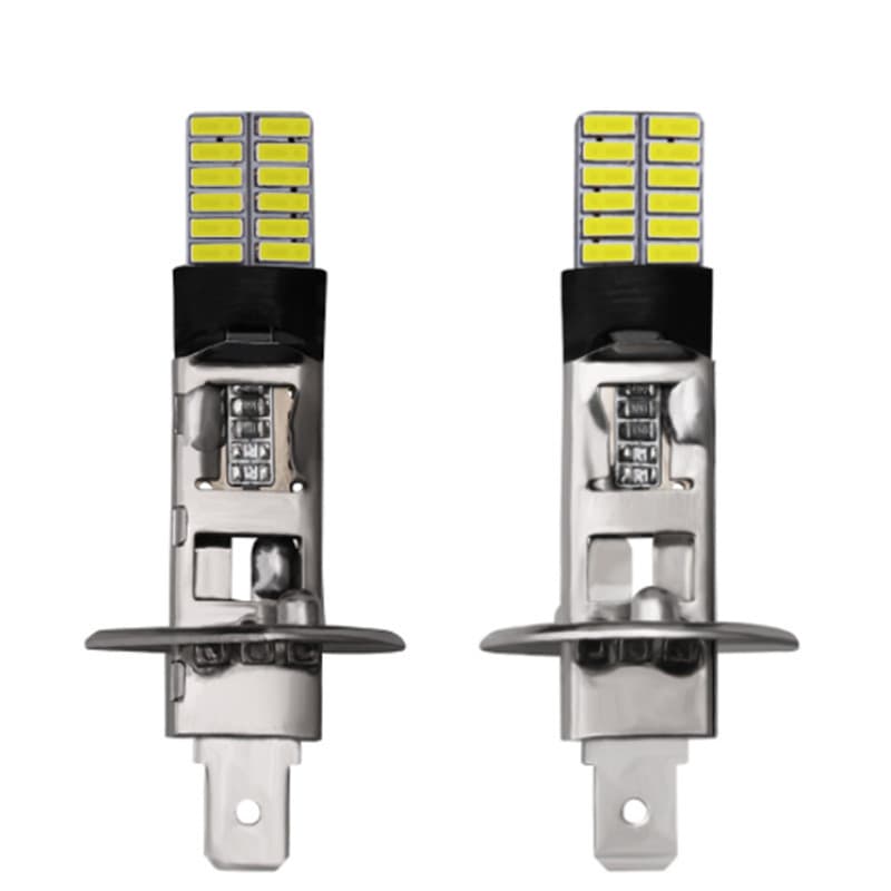 Hot-selling super bright decoded fog light H1 4014 24smd car fog light driver LED bulb front fog light