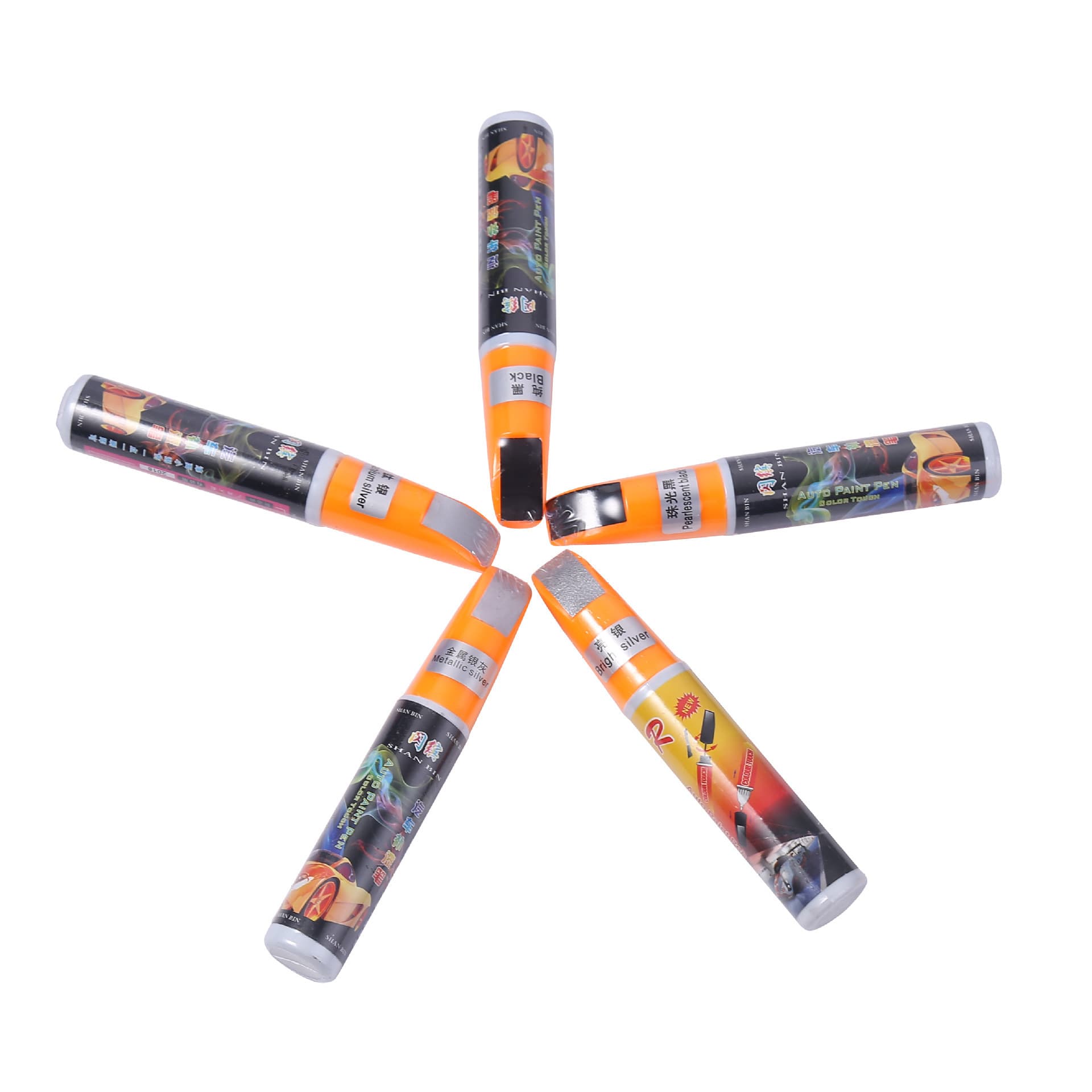 Shanbin Car Touch-up Paint Pen, Scratch Repair Pen, Paint Pen for Car Beauty, Multiple Models and Colors in Bulk