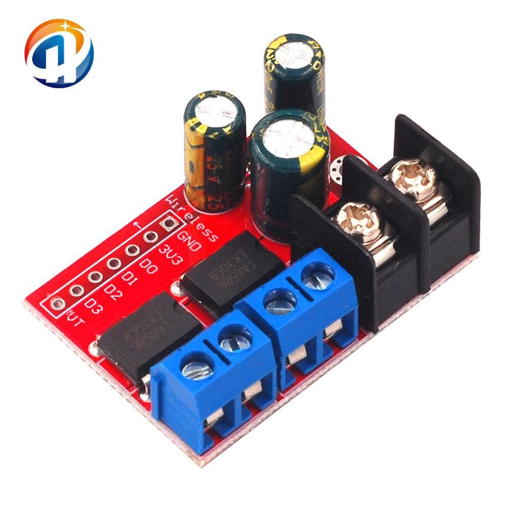 5A Dual DC Motor Driver Module Remote Control Forward/Reverse PWM Speed Control Dual H-Bridge Super L298N 5AD