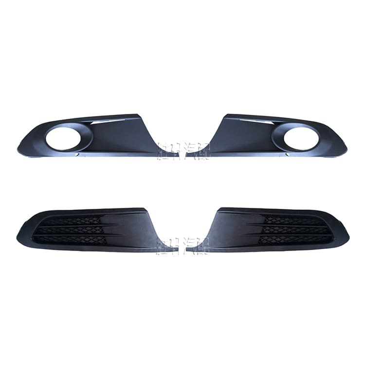 Fits VW Sagitar 12-14 Jetta Fog Light Frame Fog Light Cover Front Bumper Left Right Lower Mesh Fog Light Grille