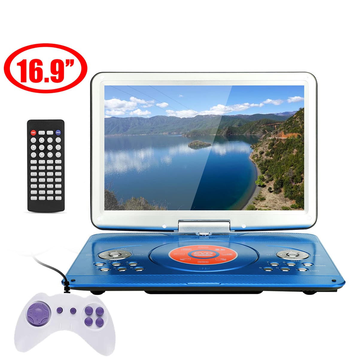 Cross-border J71 English CD Player Home Car DVD Player Loud Portable Mobile DVD TV