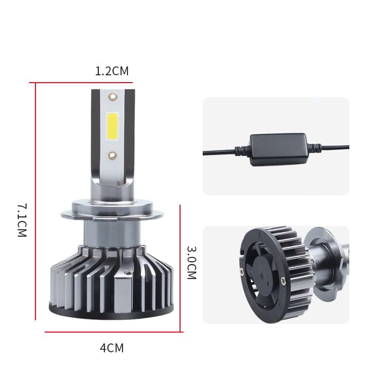 Cross-border F2 DOB Car LED Headlight LED Car Headlight H4 High/Low Beam H7 H11 LED Car X20